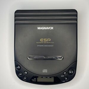 Magnavox AZ‎ 6858 Portable Compact Disc player with earphones. Vintage. Tested.